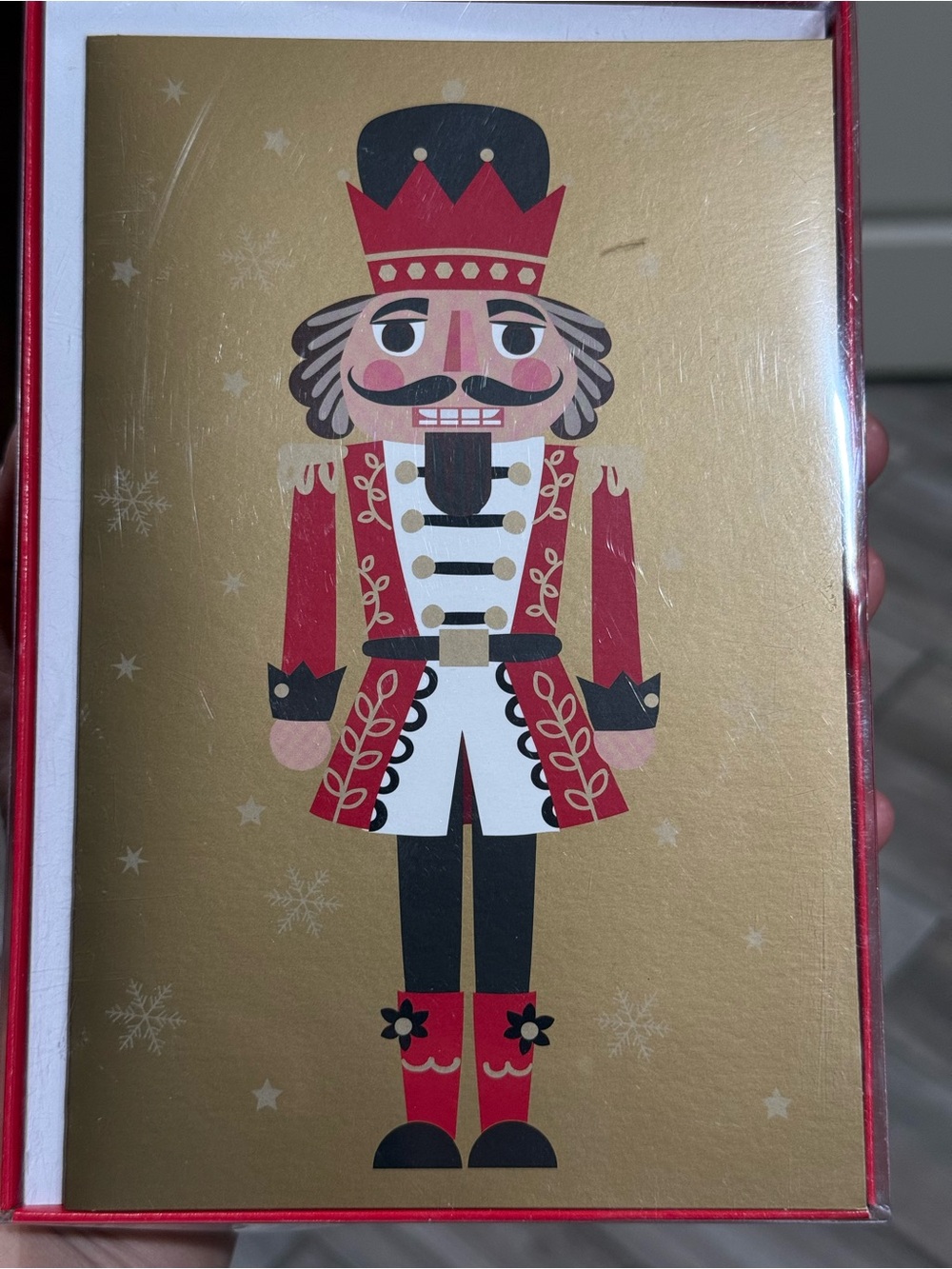 Nutcracker Christmas Card Wishing You Everything Jolly Merry Happy Always New